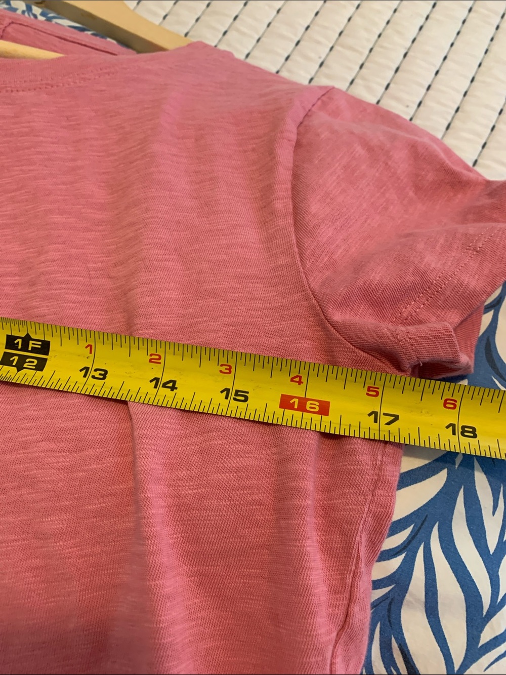 J. Crew Pink Short-Sleeve Crewneck Girlfriend Tee - Picture 4 of 7